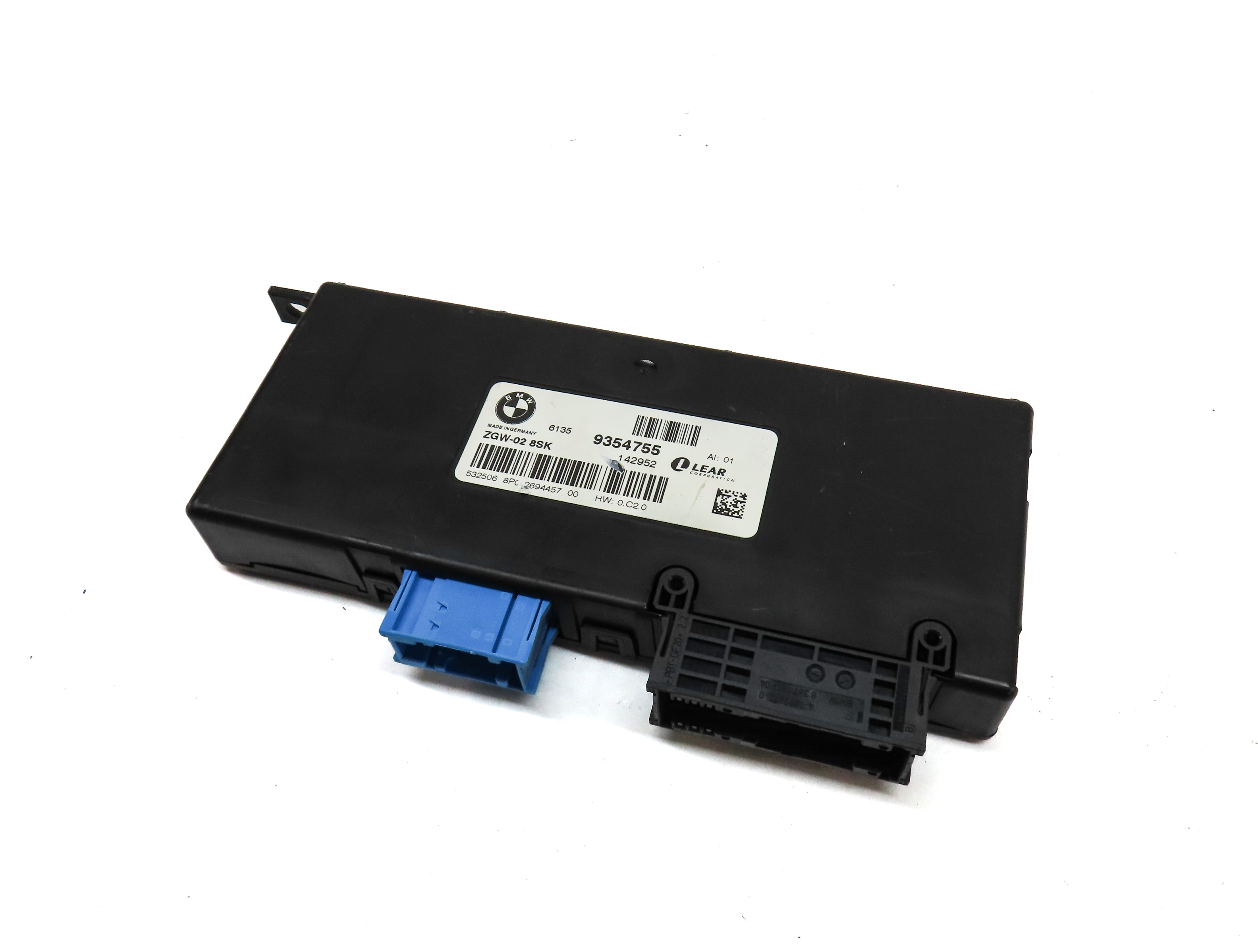 13-19 BMW 5 / 6 / 7 SERIES (F01 F02 F07 F10 F12) CENTRAL GATEWAY CONTROL MODULE — exact item pictured